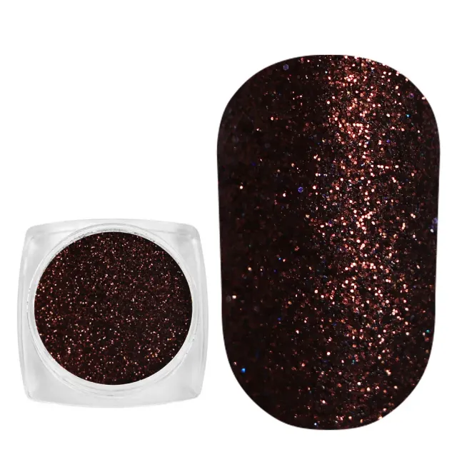 Komilfo 063 glitter unghie marrone 0,08mm 2,5g
