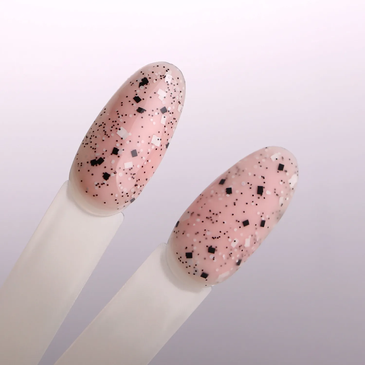 Komilfo No Wipe Top Stone top unghie nero bianco 8 ml