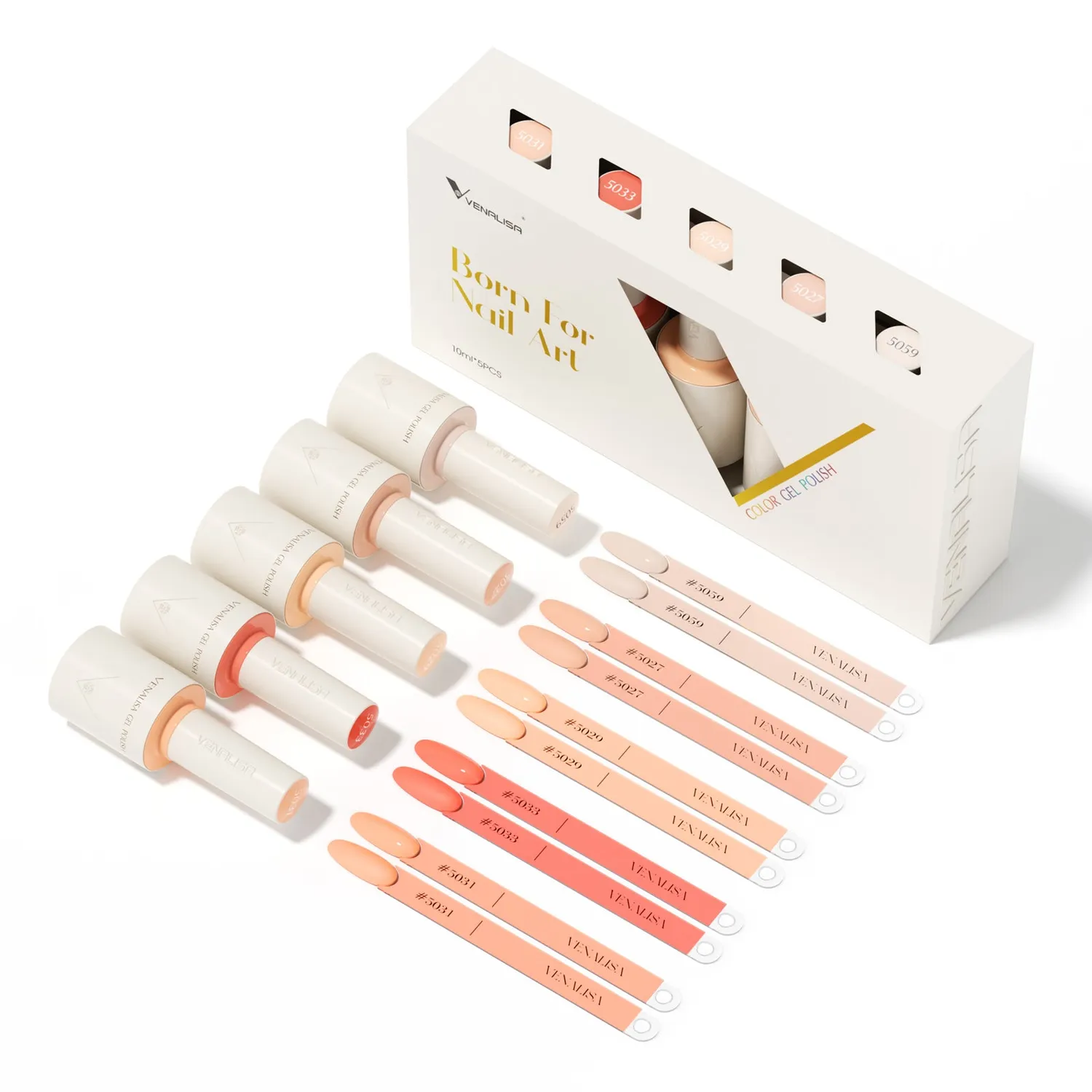 Venalisa Neutral Poetry V2505 smalto gel 5x10ml nude senza TPO