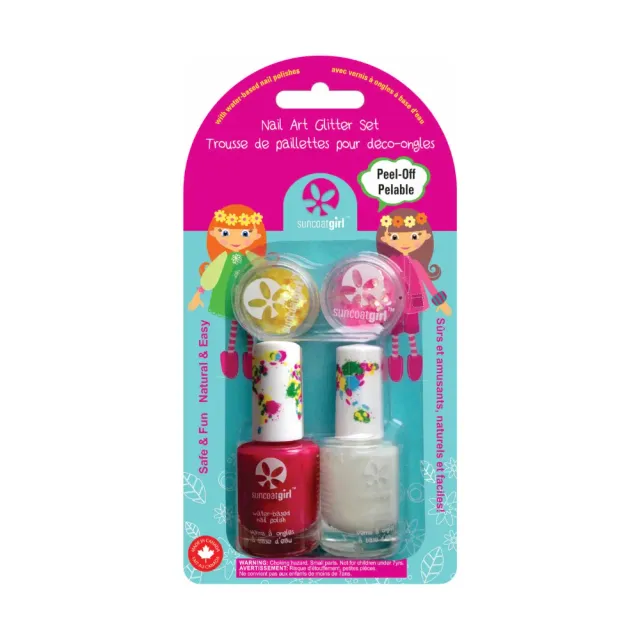 Suncoatgirl Cheerleader set smalto bambini rosa 4 pezzi