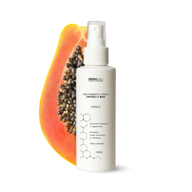 Diva Nails Trattamento Spray Cuticole e Mani Papaya 100ml Idratante
