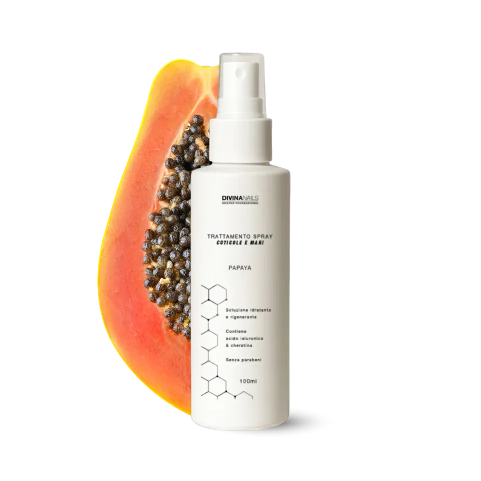 Diva Nails Trattamento Spray Cuticole e Mani Papaya 100ml Idratante