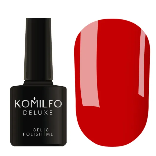 Komilfo Deluxe Series D082 smalto semipermanente 8 ml rosso classico