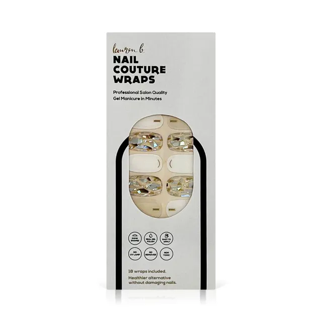 Lauren B Beauty Mood Royal cerotti unghie gel blu royal