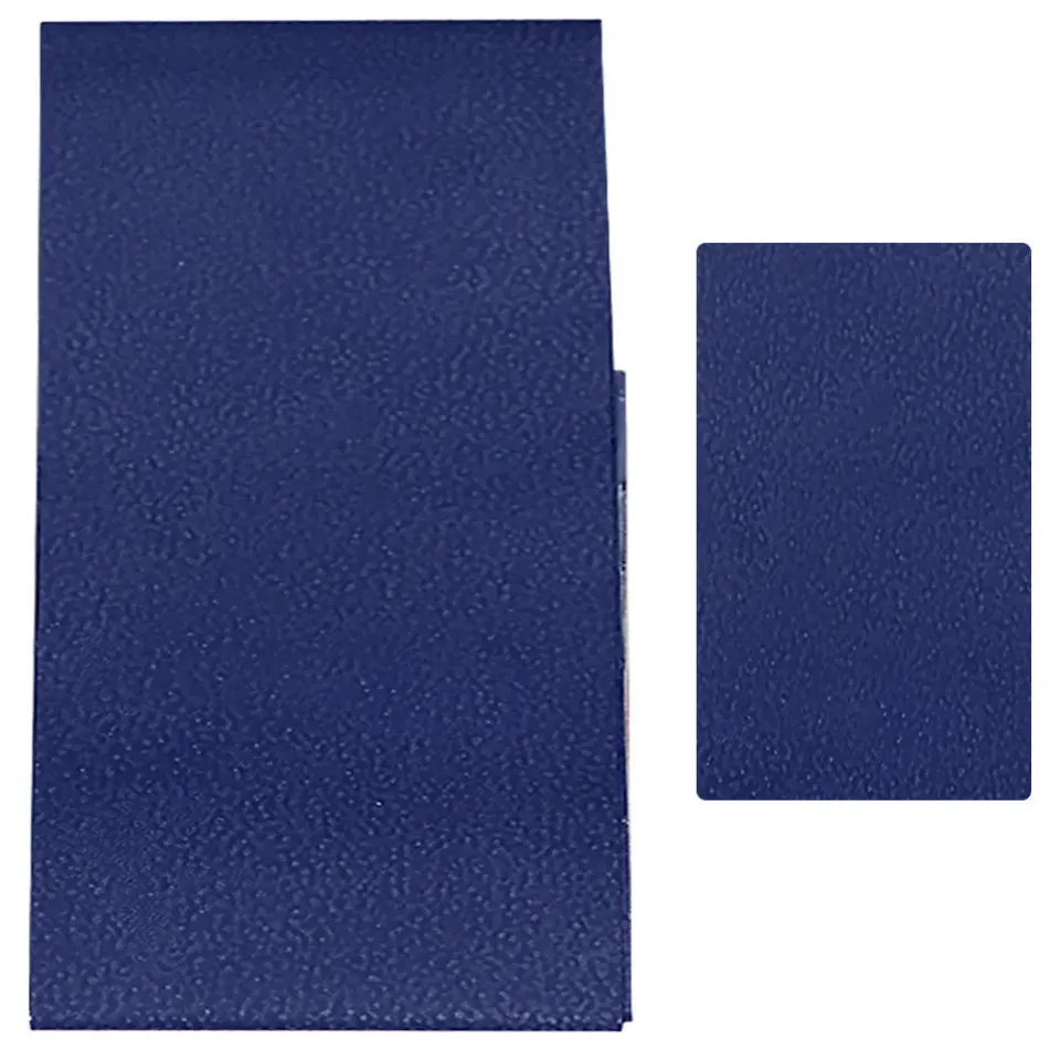 Komilfo foil unghie craquelure blu mat 1 pz