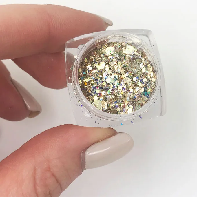 Komilfo Mix Chameleon 002 paillettes unghie 1,5 g