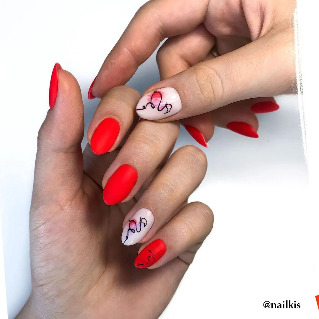 Komilfo DeLuxe N005 smalto semipermanente rosso neon profondo 8 ml