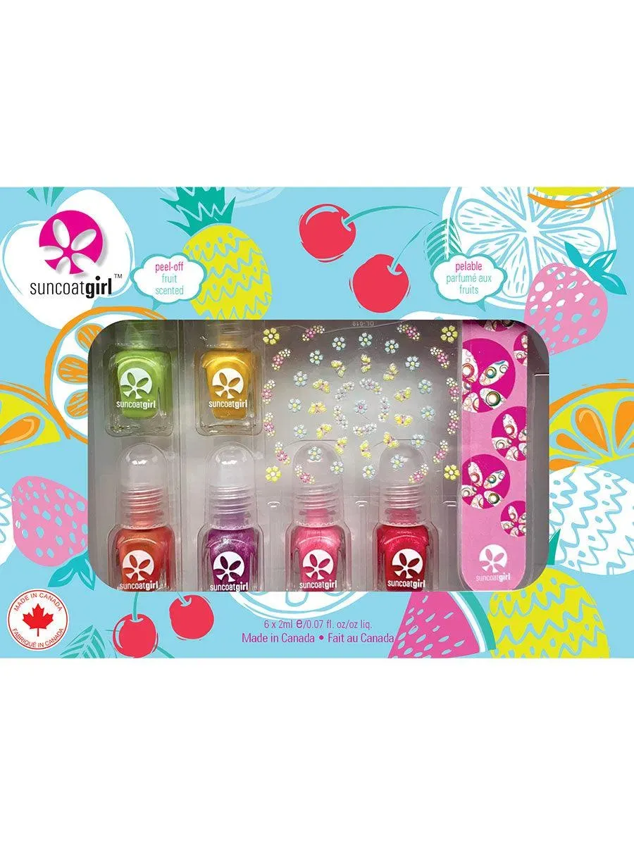 Suncoatgirl Fresh & Fruity set smalti 6x2 ml profumati