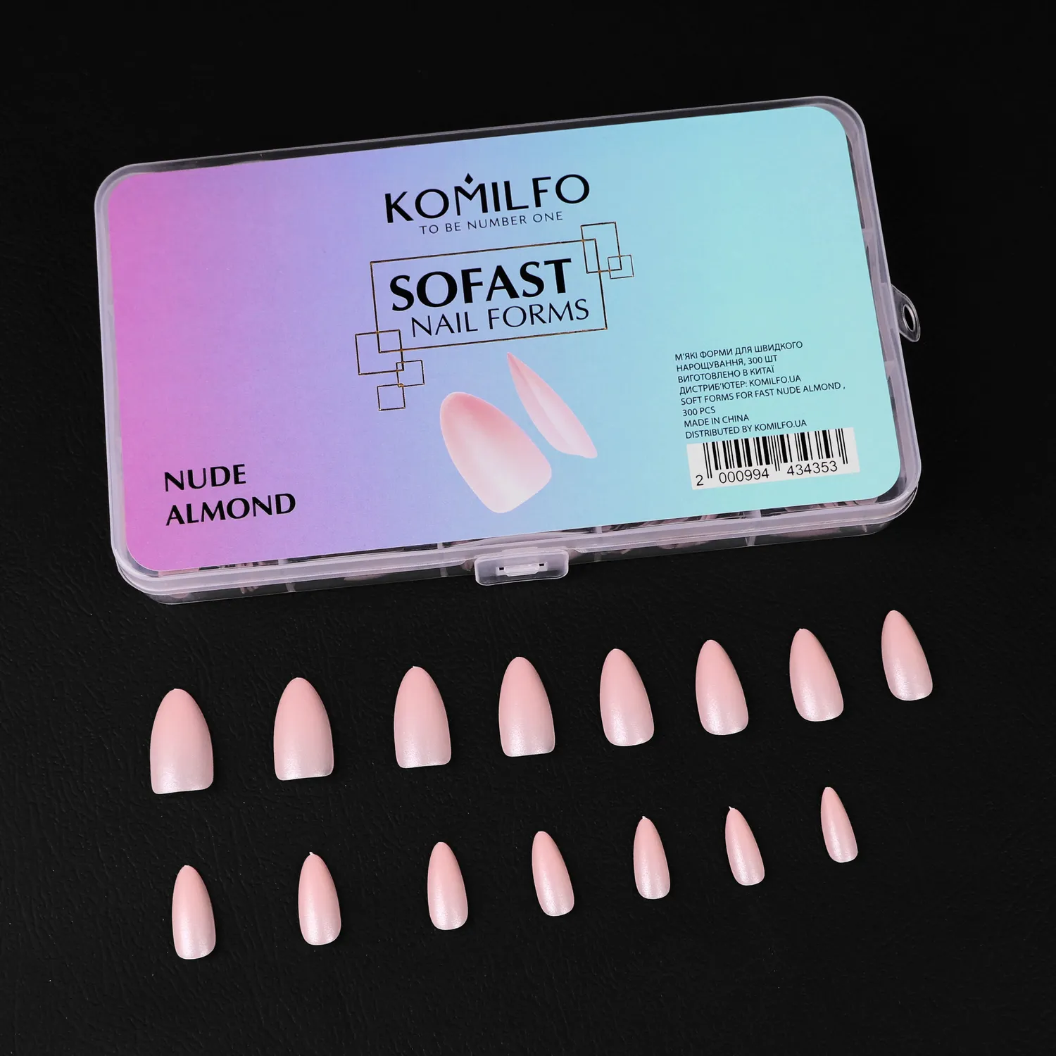 Komilfo SoFast Nude Almond dual form 300 pz mandorla