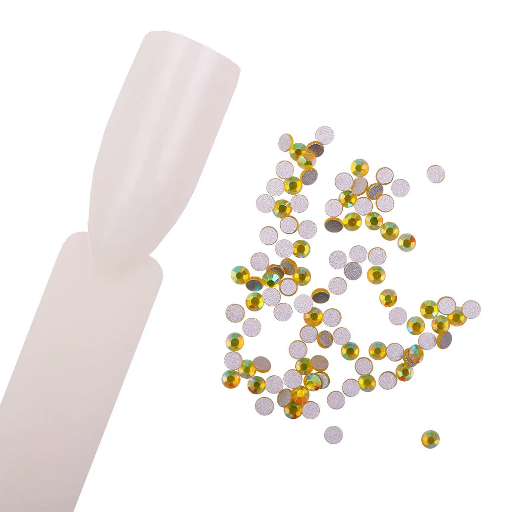 Komilfo Strass Citrine AB decorazioni unghie 100 pz misura 5
