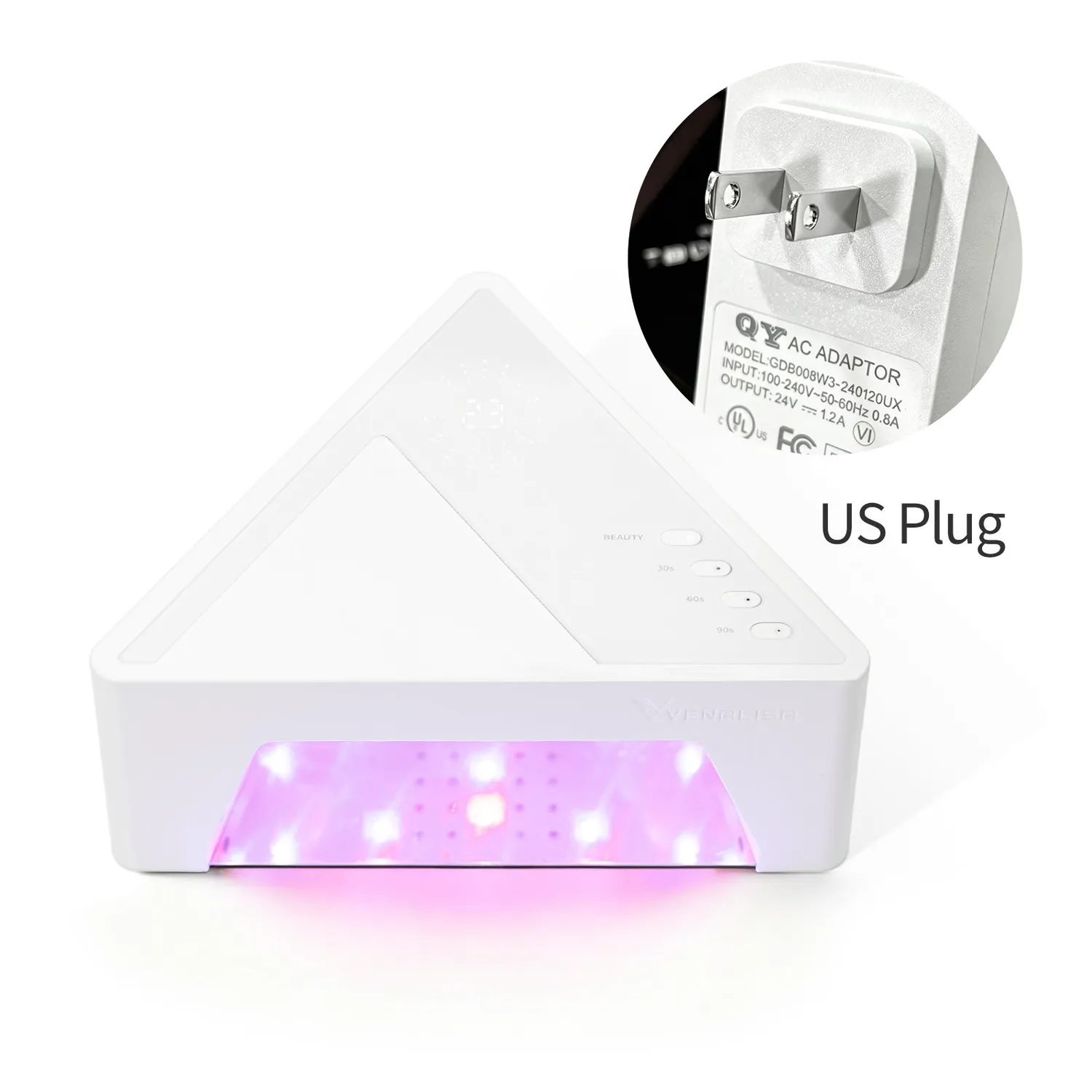 Venalisa Lampada Unghie UV LED 28,8W luce rossa EU
