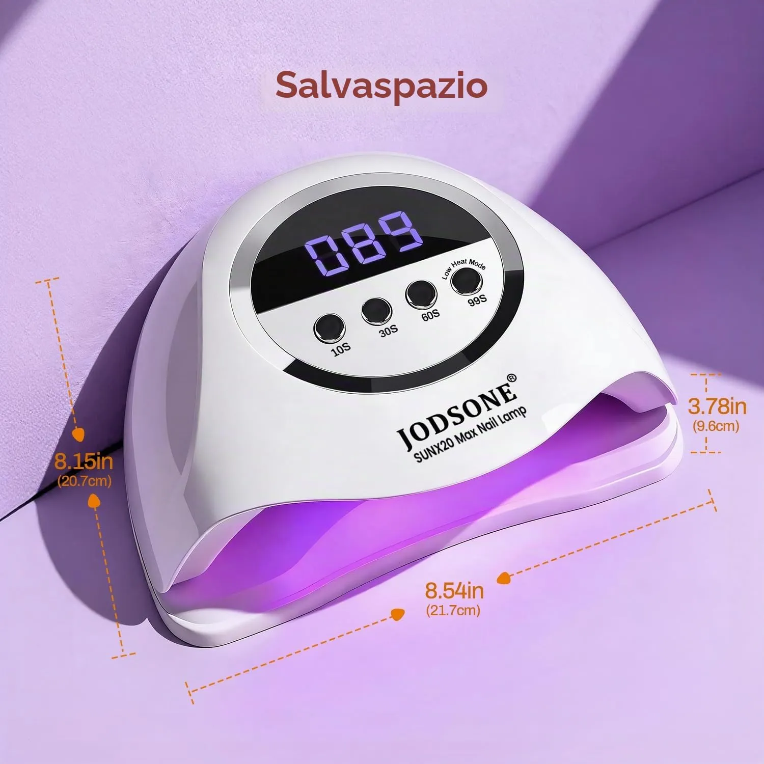 Jodsone X20 lampada unghie UV LED 320W 72 LED professionale