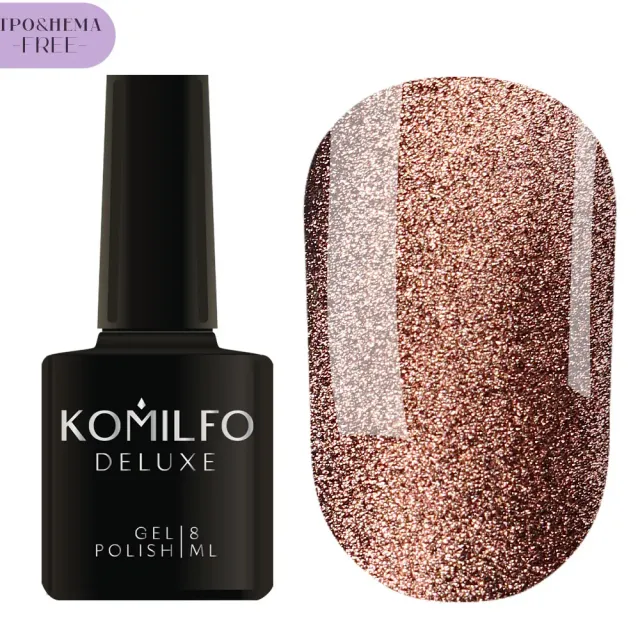Komilfo 9D Cat Eye 004 semipermanente 8 ml magnetico