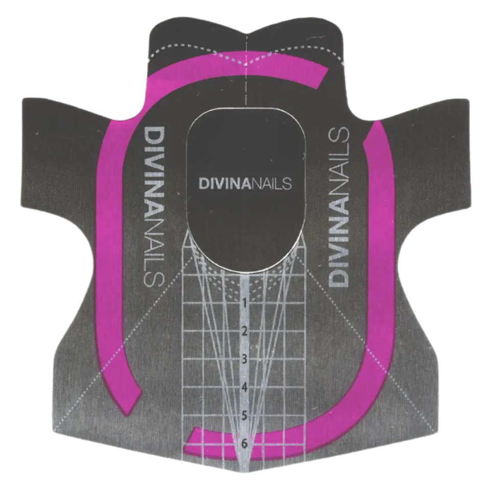 Diva Nails Perfect Salon Shape nail form 20pz alluminio