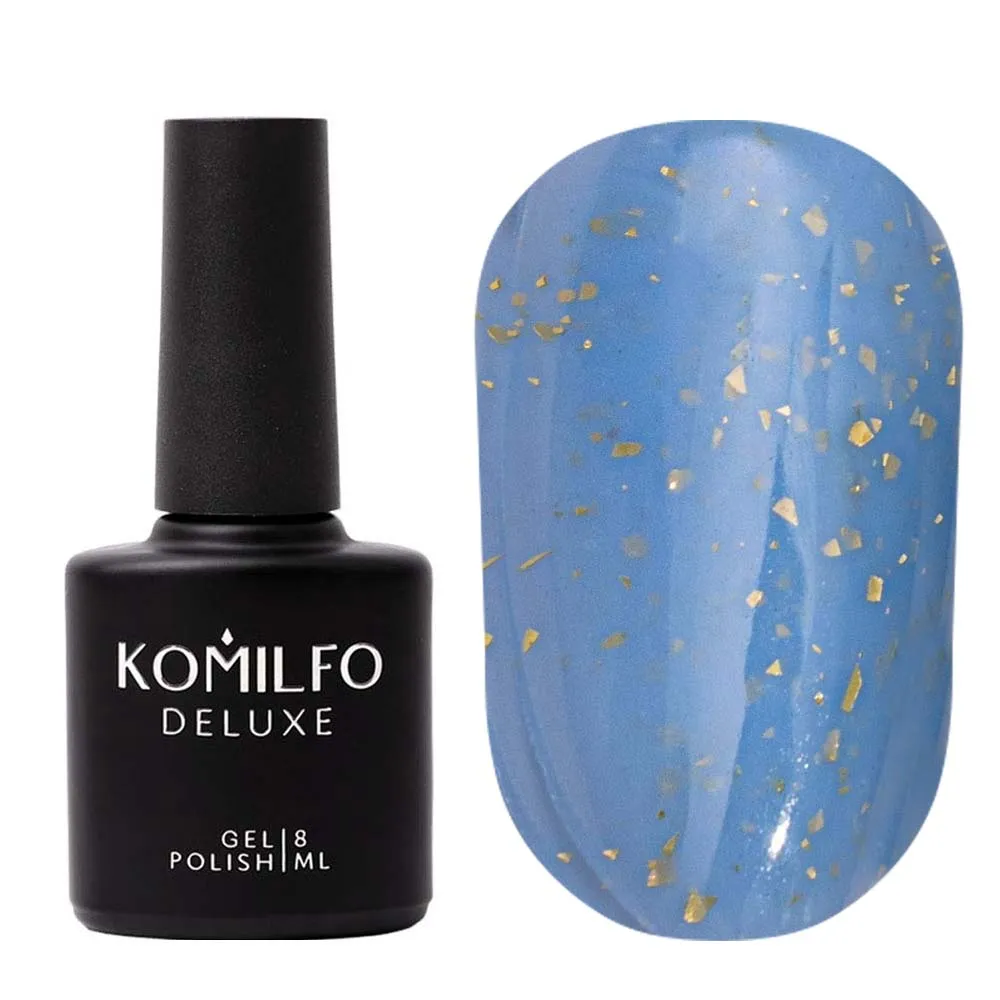 Komilfo Potal P006 base blu con foglia oro 8 ml