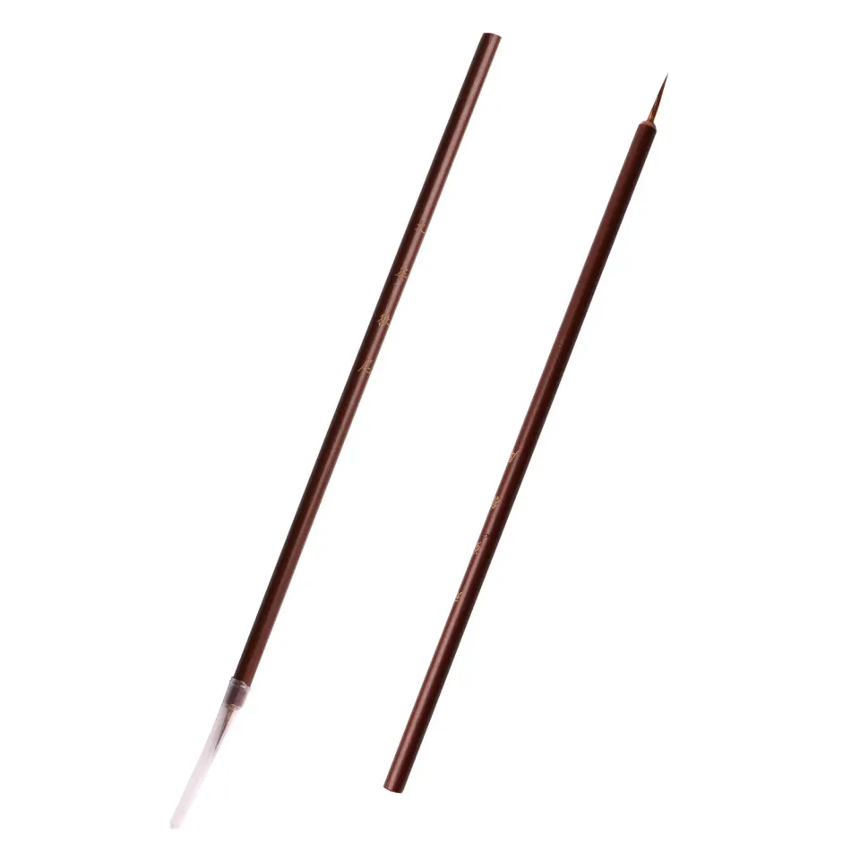 Komilfo Weasel Bamboo pennello nail art liner pelo naturale