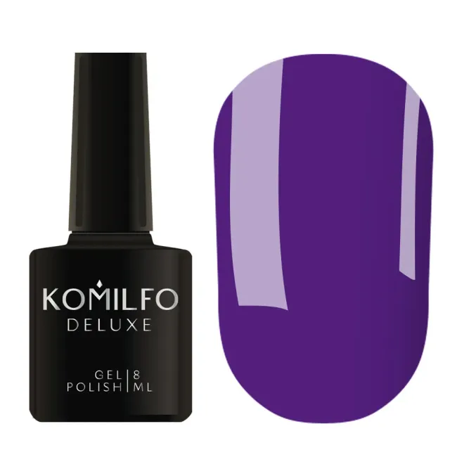 Komilfo Deluxe D254 smalto semipermanente 8 ml lilla blu