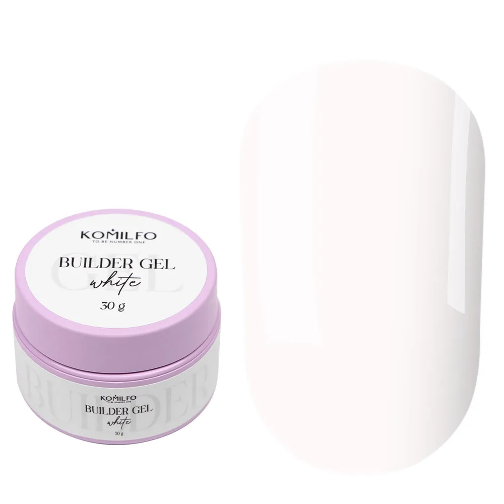 Komilfo Builder Gel gel costruttore bianco 30 g media viscosità