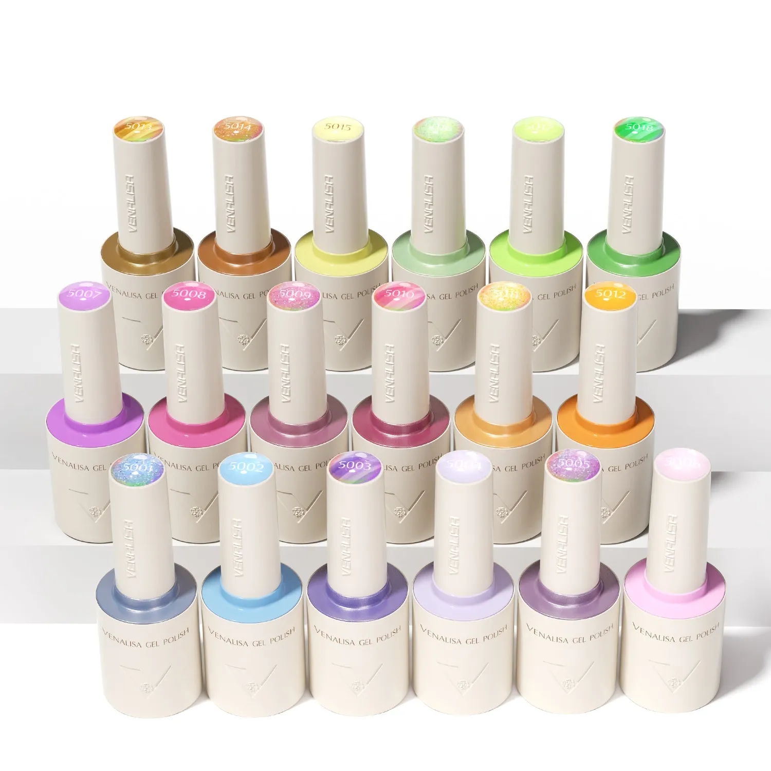 Venalisa V1 set 22 smalti semipermanenti 10ml 3 effetti