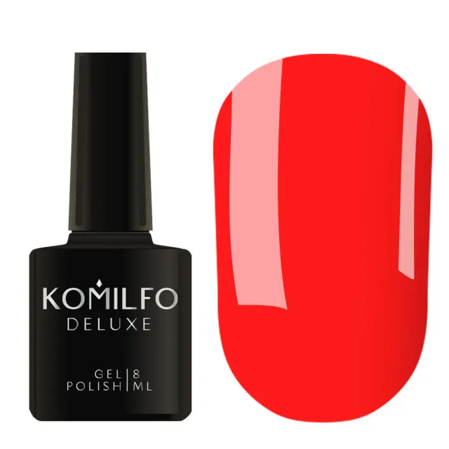 Komilfo DeLuxe N004 smalto semipermanente arancione neon 8 ml
