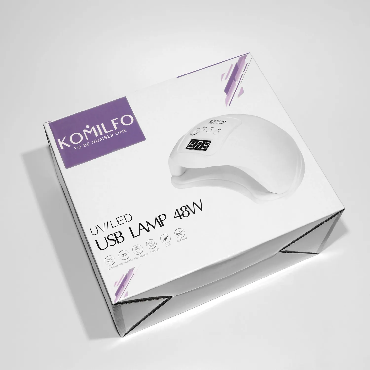 Komilfo USB Lampada Unghie LED/UV 48W Bianca