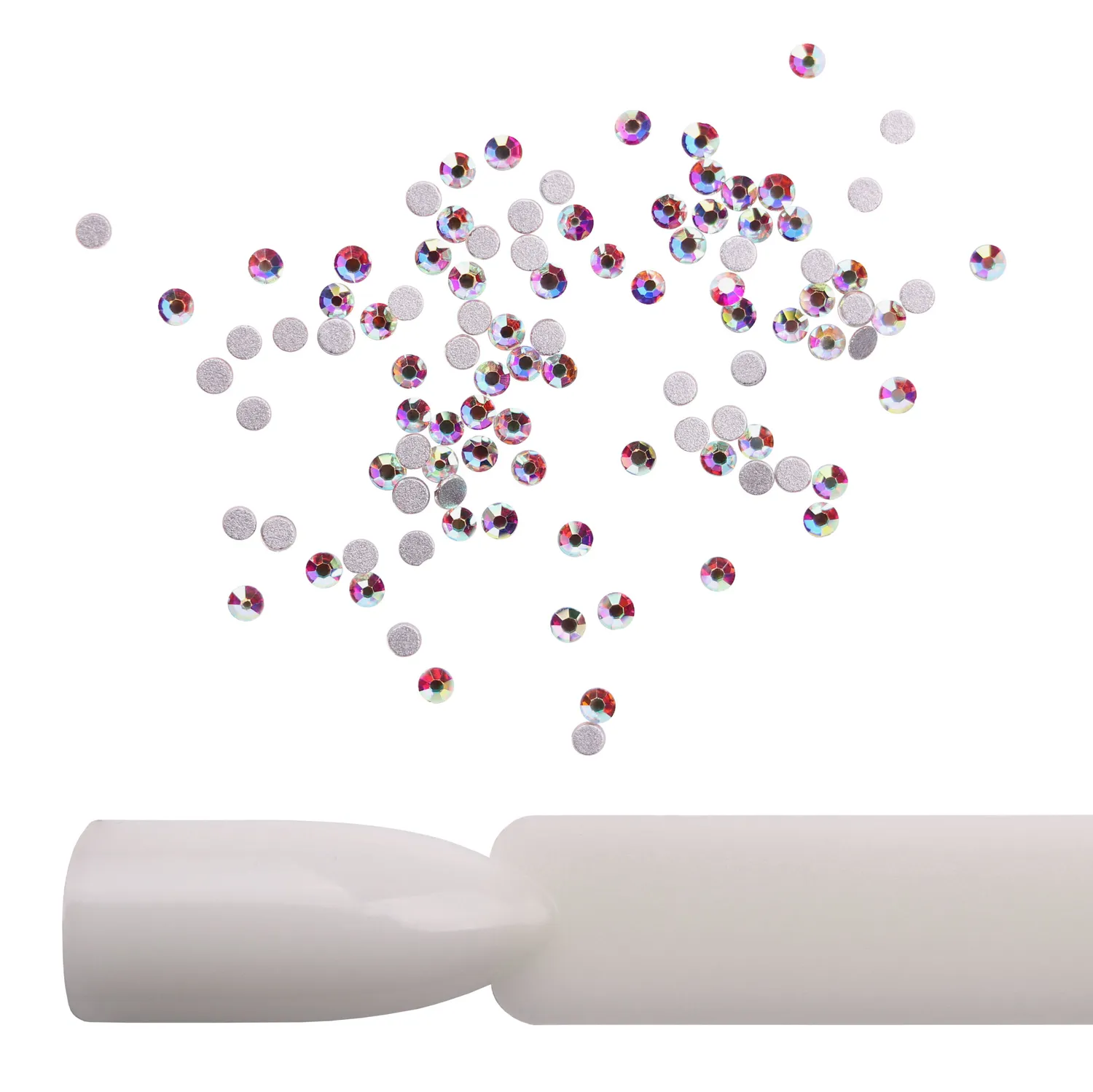 Komilfo strass Crystal AB misura 5 decorazione 100 pz