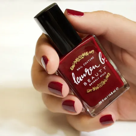 Lauren B Beauty Laurel Canyon Lover smalto rosso borgogna vegan