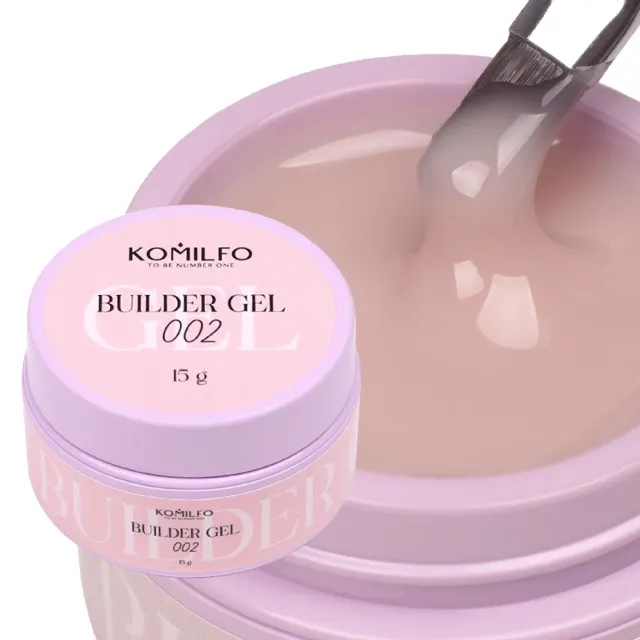 Komilfo Builder Gel 002 gel costruttore unghie 15g media