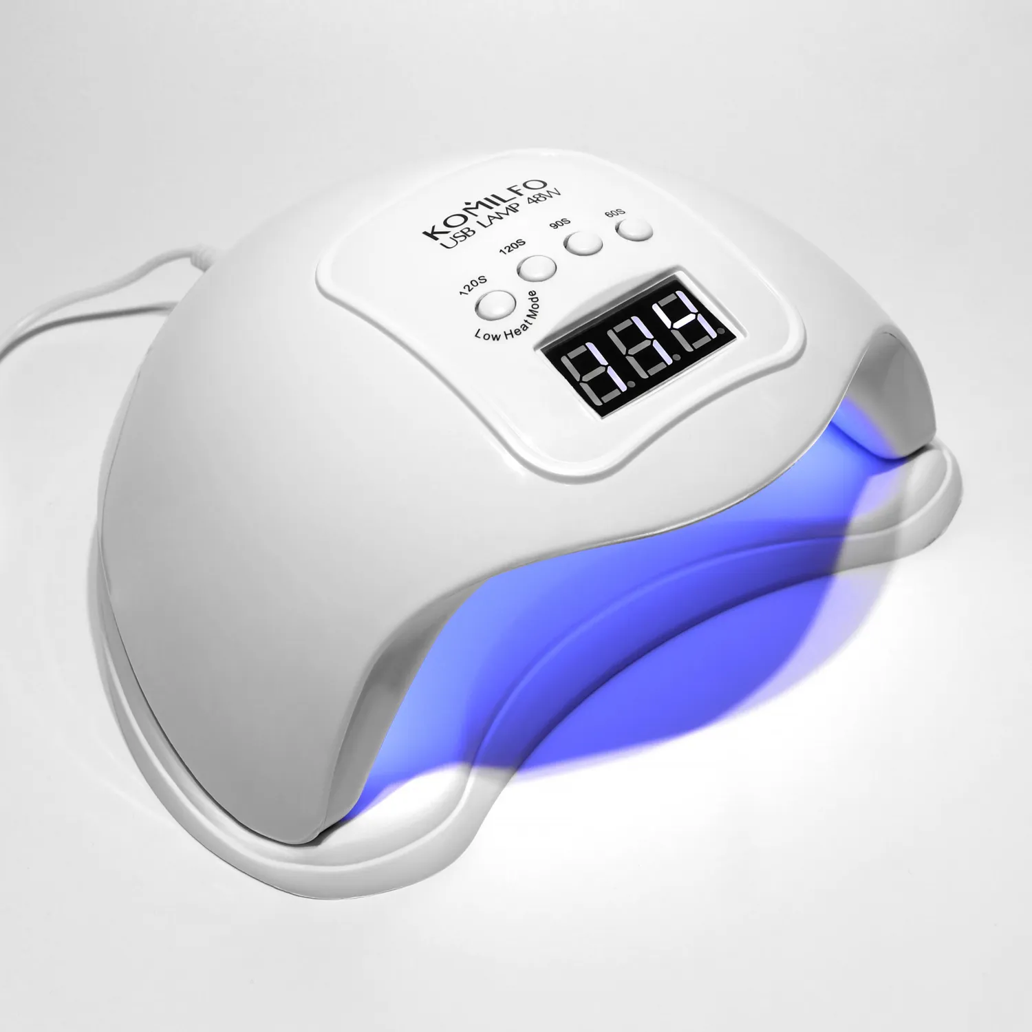 Komilfo USB Lampada Unghie LED/UV 48W Bianca