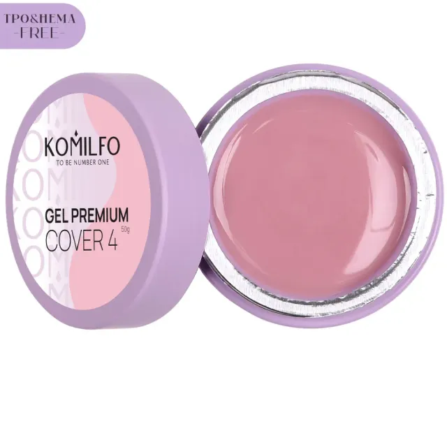 Komilfo Gel Premium Cover 4 gel ricostruzione 50 g nude