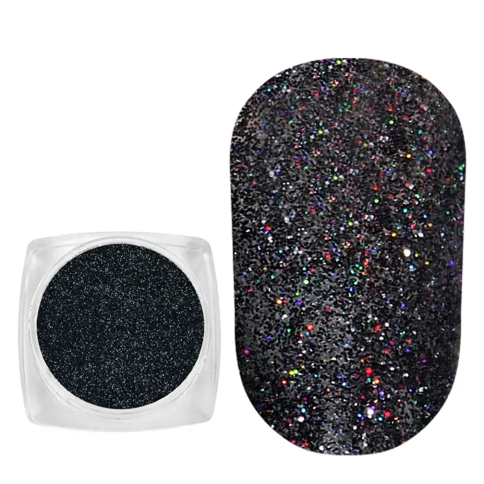 Komilfo Spangles 014 glitter unghie grafite olografico 2,5 g