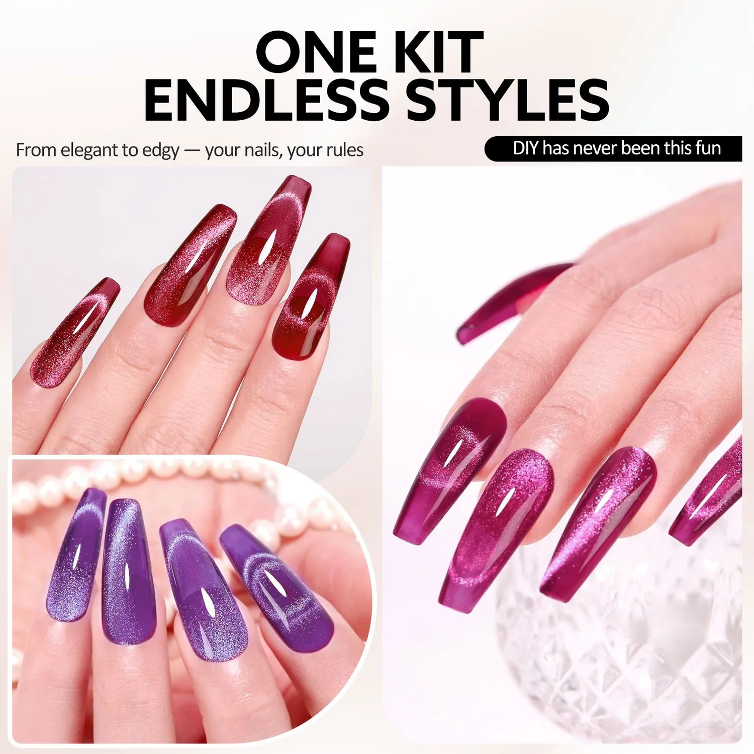 Venalisa Velvet Cat Eye Kit Smalto Gel 10ml Magnetico