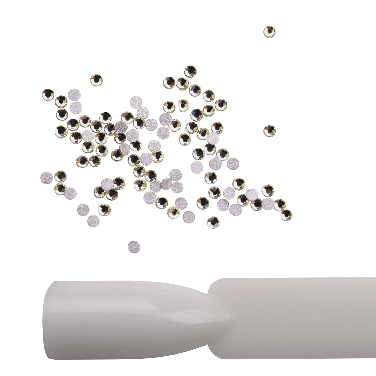 Komilfo Strass Jonquil decorazioni unghie 100 pz misura 4 gialli