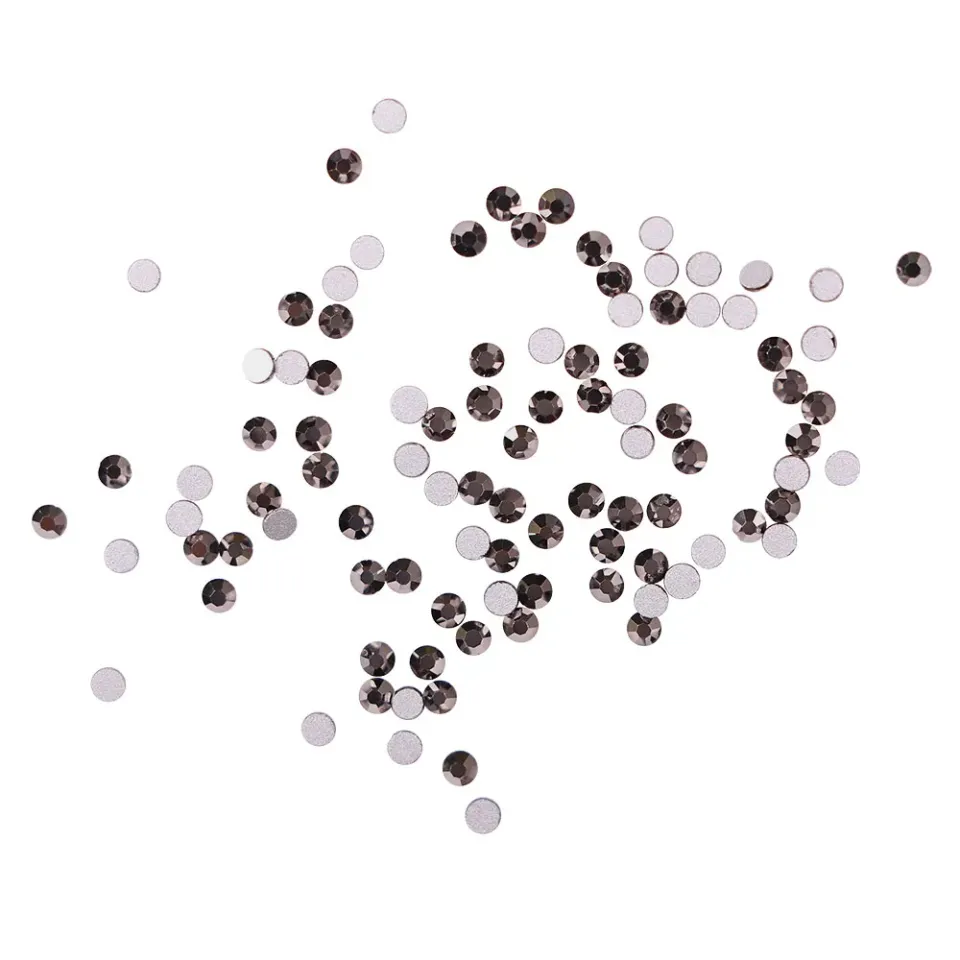 Komilfo Strass Ematite misura 5 strass unghie 100 pz