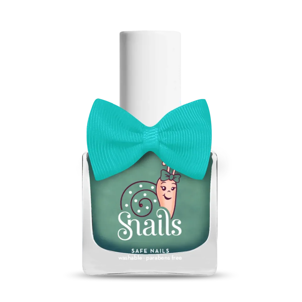 Snails Aurora smalto bambini verde petrolio shimmer