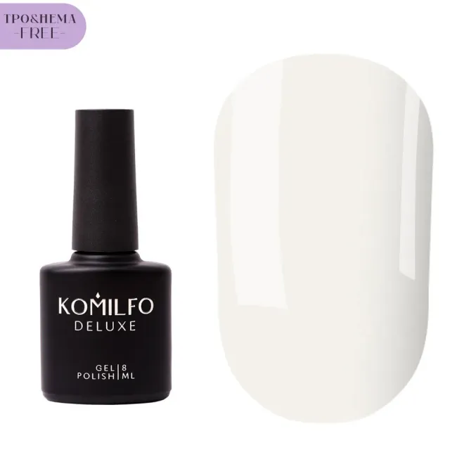 Komilfo No Wipe Milky White top latte 8 ml senza dispersione