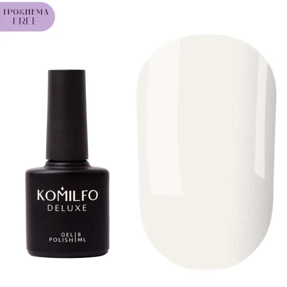 Komilfo No Wipe Milky White top latte 8 ml senza dispersione