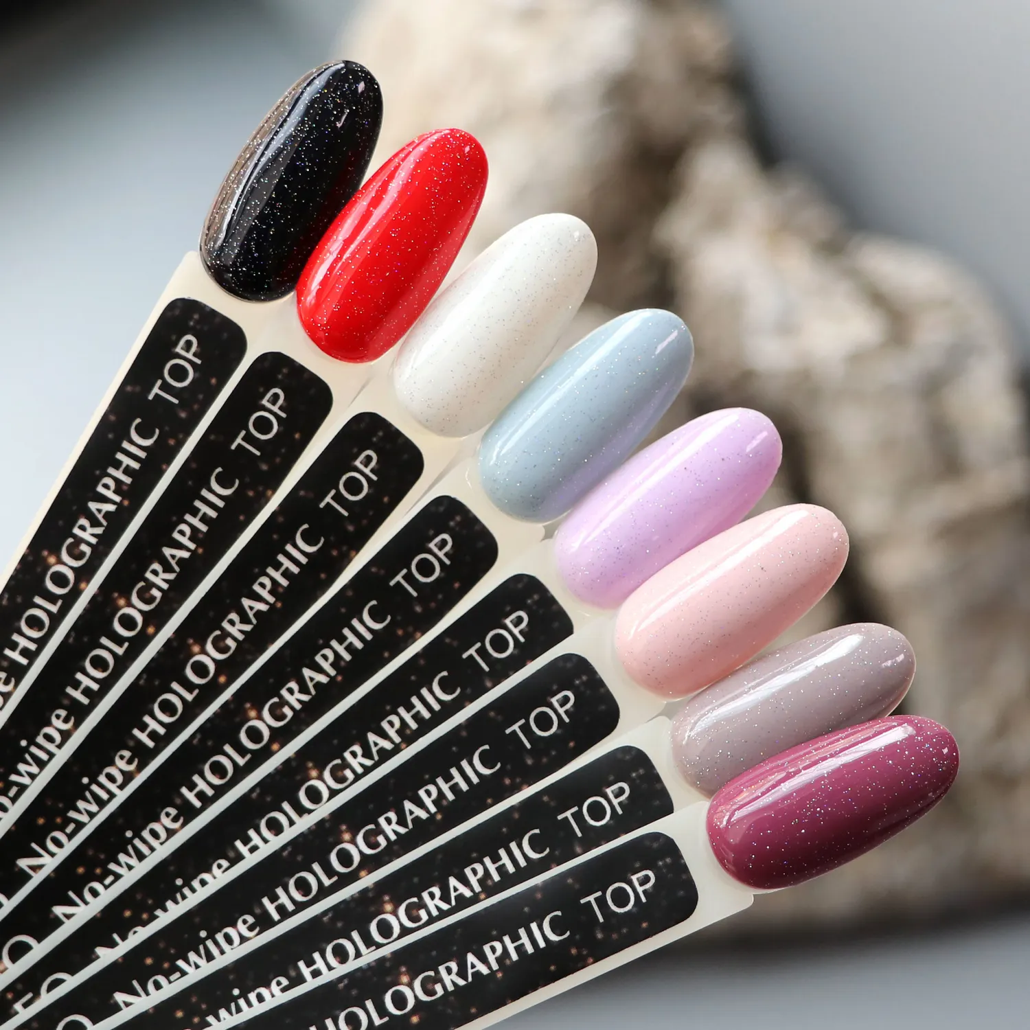 Komilfo No Wipe Holographic Top top olografico 8 ml