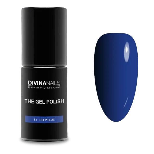 Diva Nails The Gel Polish 51 Deep Blue semipermanente 8ml