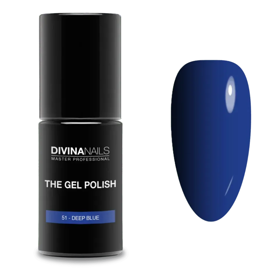 Diva Nails The Gel Polish 51 Deep Blue semipermanente 8ml