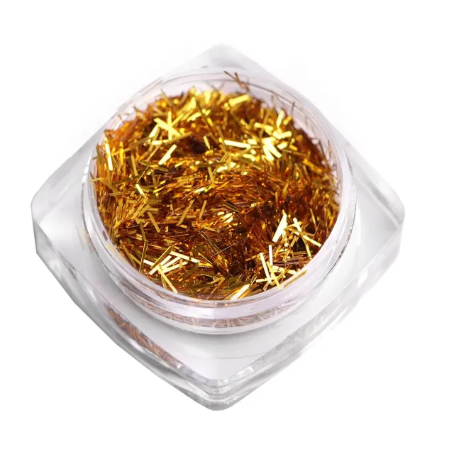 Komilfo Foil Stripes pagliuzze unghie oro