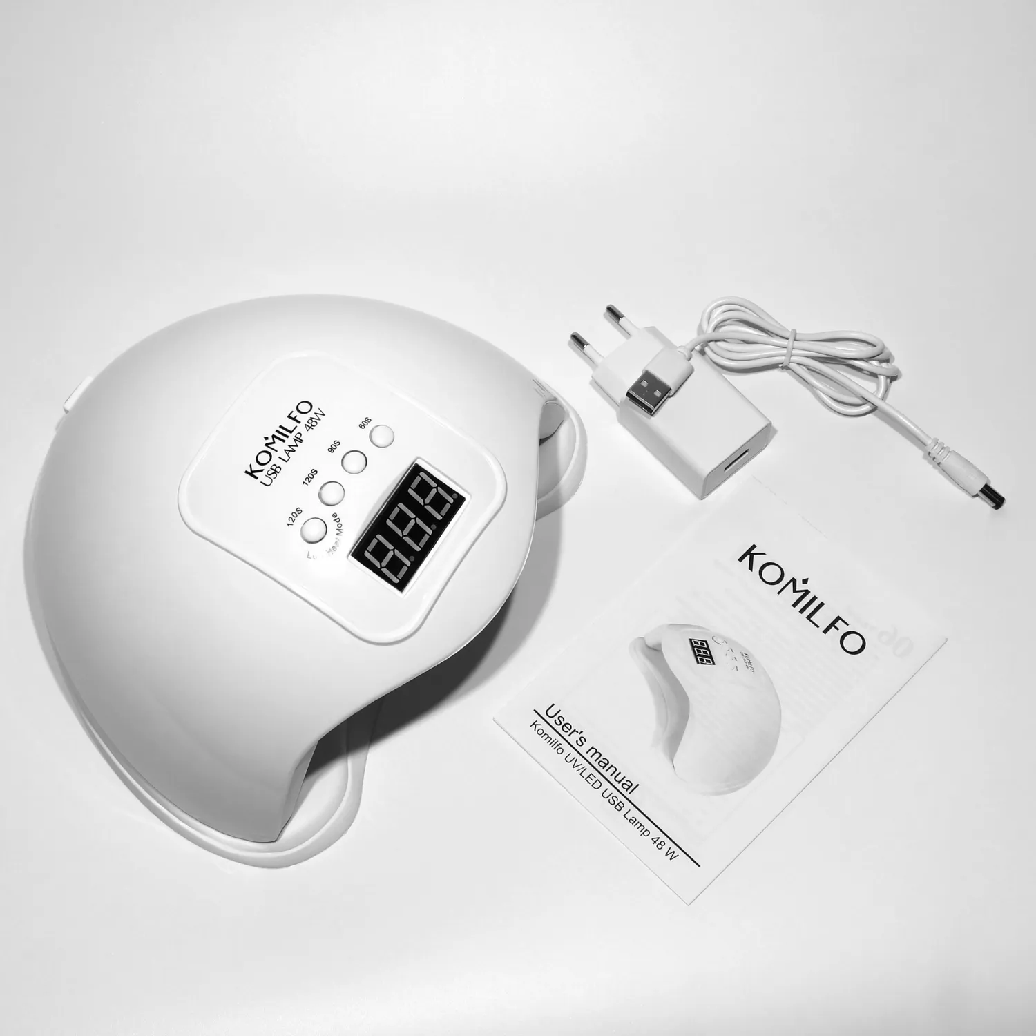 Komilfo USB Lampada Unghie LED/UV 48W Bianca