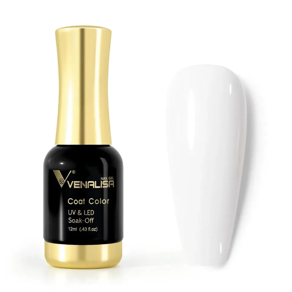 Venalisa 1001 Smalto Gel Bianco Puro 12ml Coprente