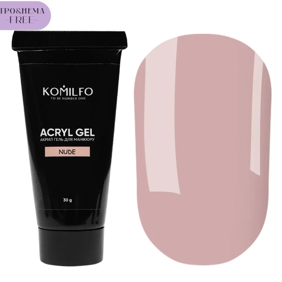 Komilfo Acryl Gel Nude gel ricostruzione 30 g coprente