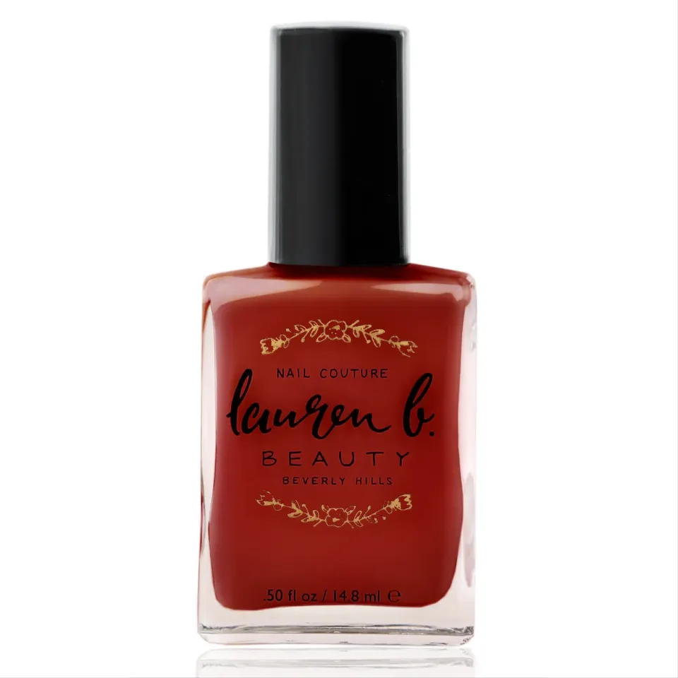 Lauren B Beauty Pershing Square smalto rosso mattone cremoso