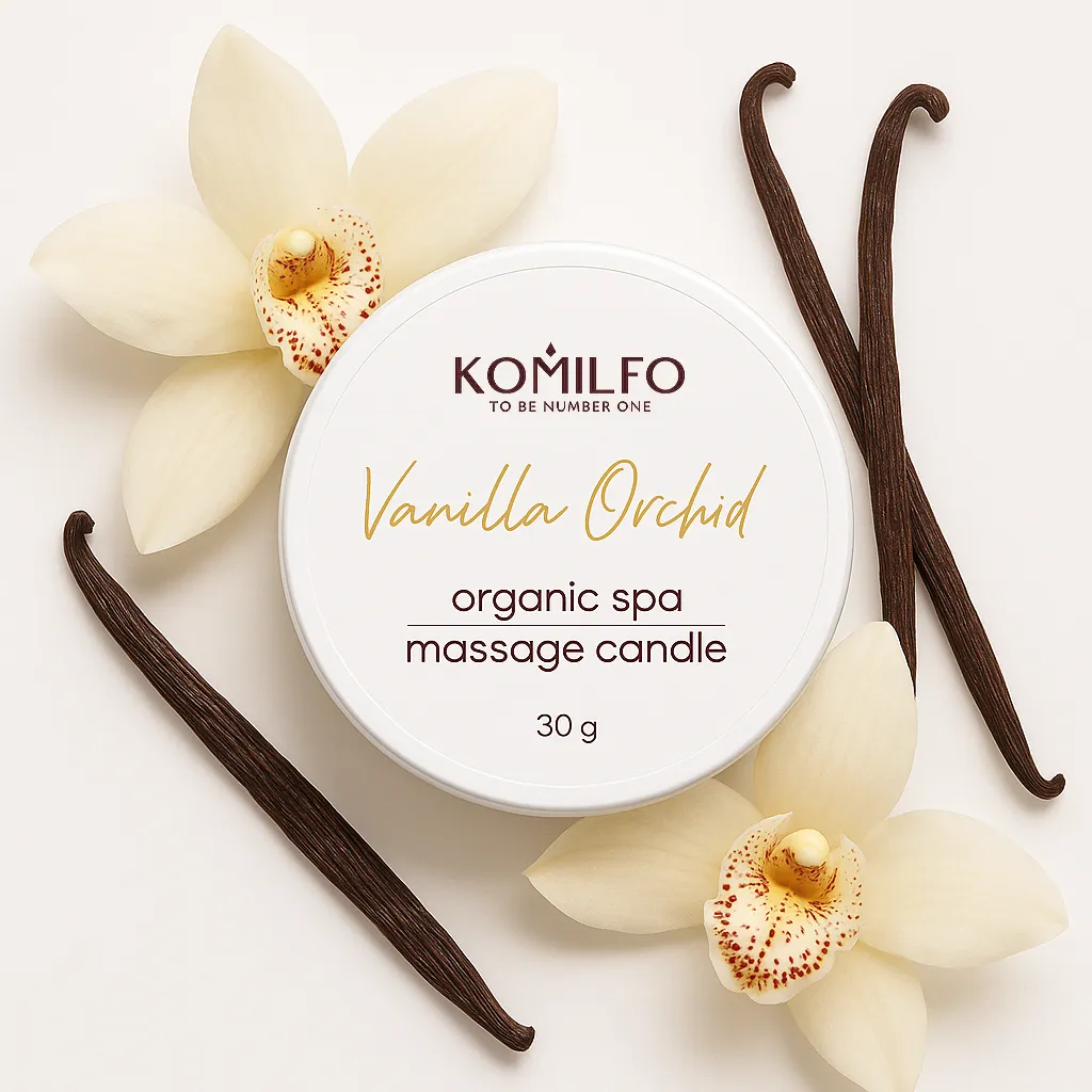Komilfo Massage Candle Vanilla Orchid candela massaggio 30 g
