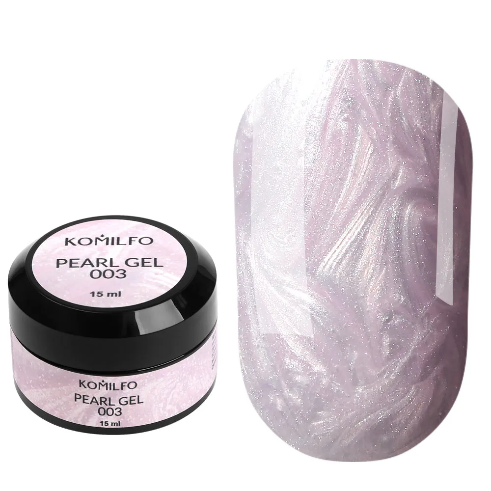 Komilfo Pearl Gel 003 gel unghie 15 ml perla delicata