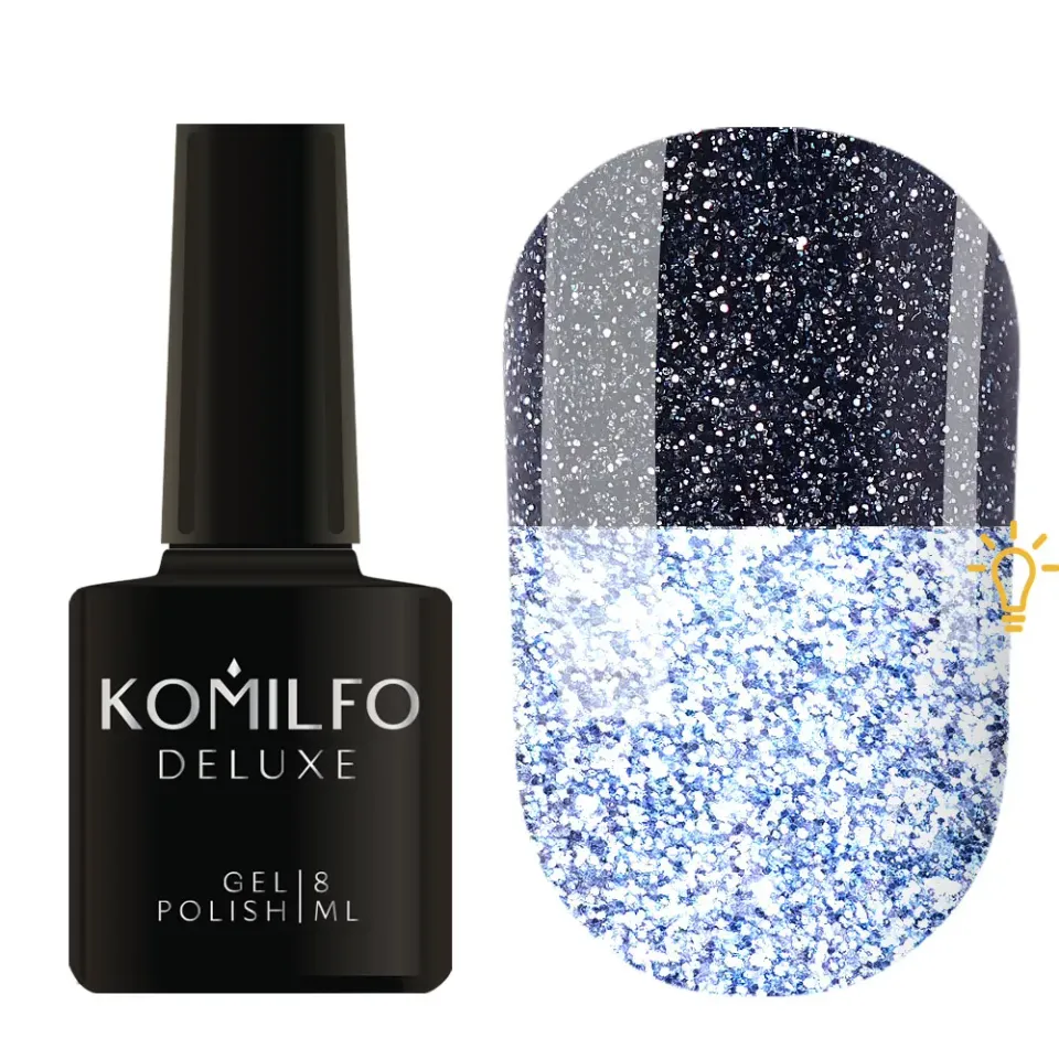 Komilfo Luminous L007 smalto 8 ml blu riflettente