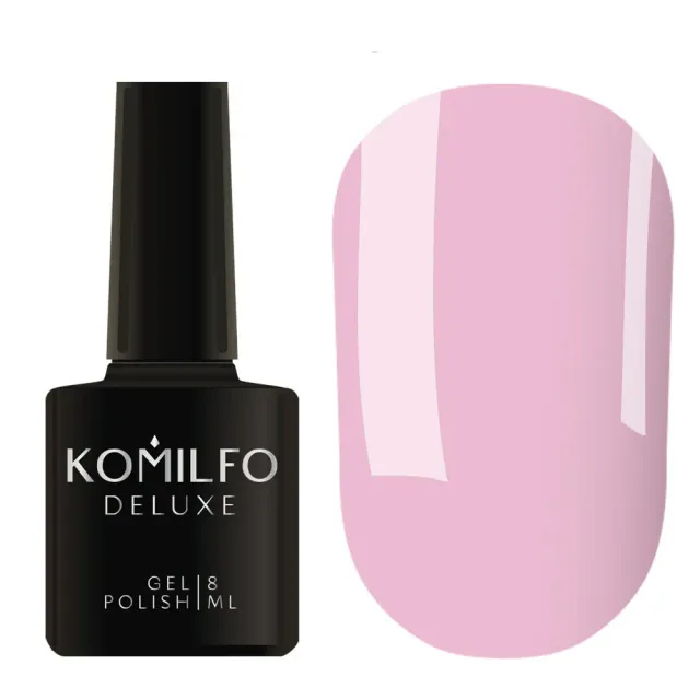 Komilfo Deluxe D038 smalto semipermanente 8 ml lilla rosa smalto