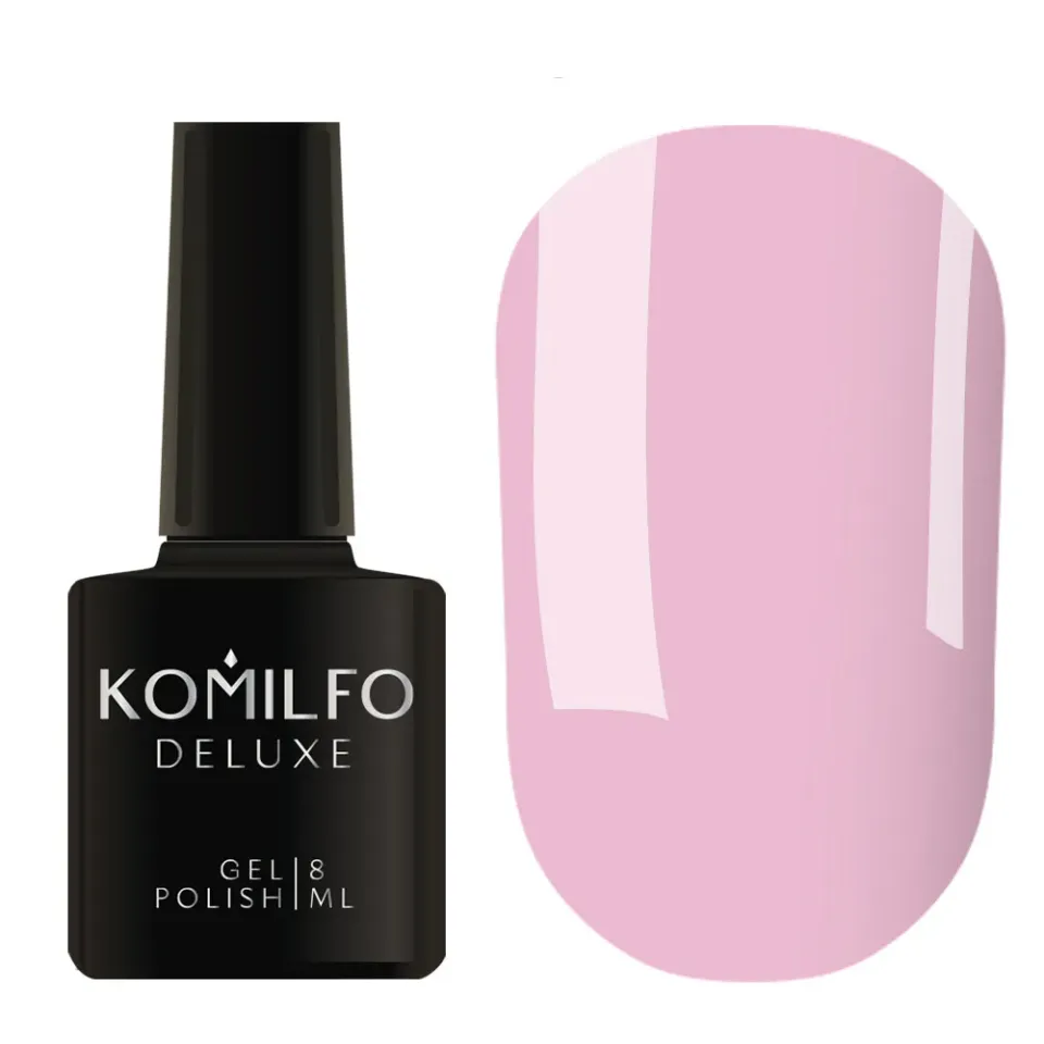 Komilfo Deluxe D038 smalto semipermanente 8 ml lilla rosa smalto